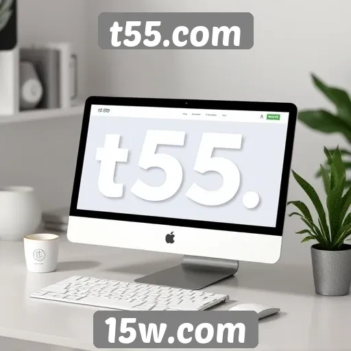 Exploração das funcionalidades do site t55.com