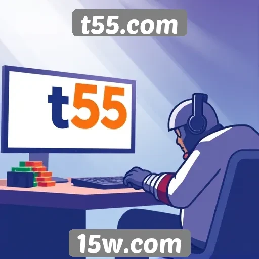 Análise de recursos disponíveis no site t55.com